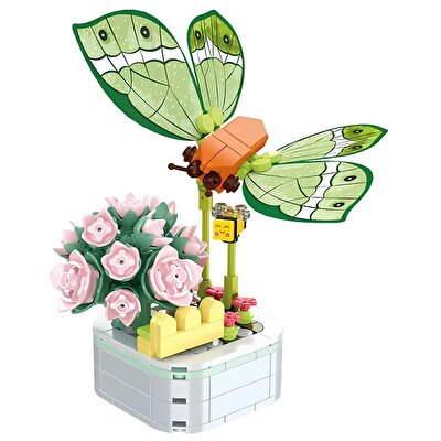 Mega Çi̇çekler ve Böcekler Yapı Blokları Kelebek