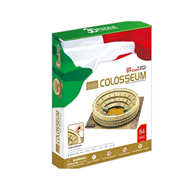 Cubic Fun 3D Puzzle 84 Parça The Collesium İtalya
