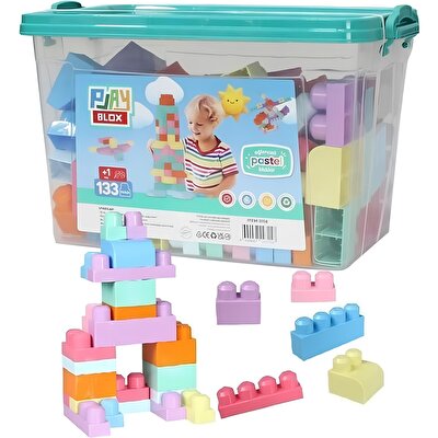 Play Blox Pastel Blok Yapı Oyuncakları 133 Parça
