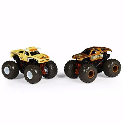 Monster Jam Dirty To Clean 1:64 İkili Araba Seti Bulldozer Team Meents