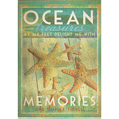 Clementoni 500 Parça Ahşap Efektli Puzzle - Ocean Memories