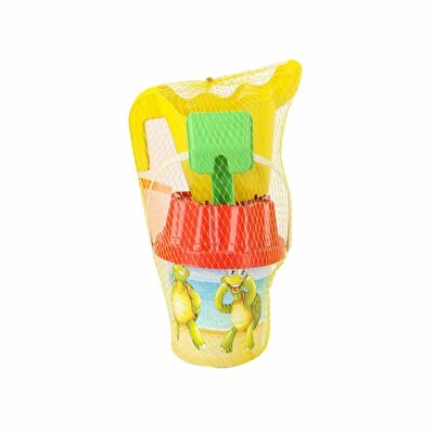 Kırmızı Kapaklı Sarı Suluklu Kova Seti 1011