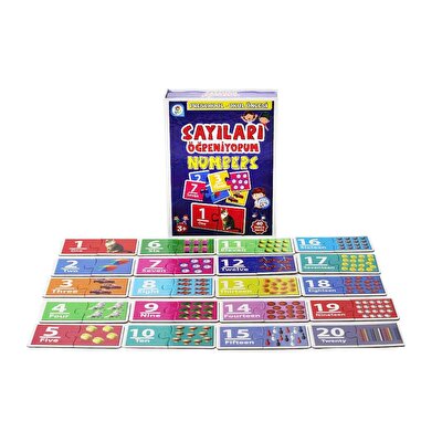 İngilizce Eğitim Sayılar Kartları