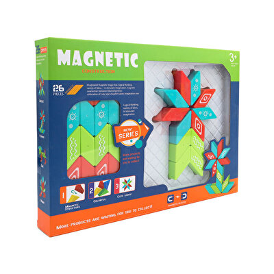 Manyetik 26 Parça Zeka Blokları