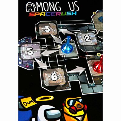 Among Us Spacerush (Uzay Yarışı) Kutu Oyunu