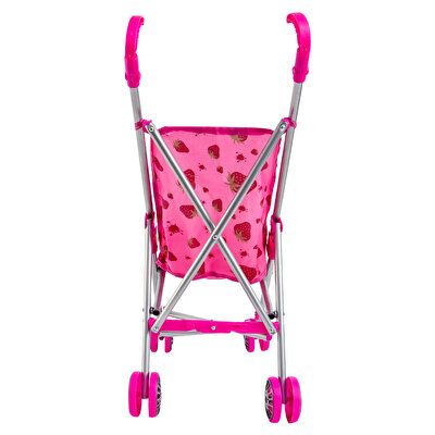 Baston Metal Puset Gri Fuşya