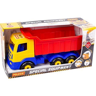 Polesie Prestij Kırmızı Kasalı Sarı Kamyonet