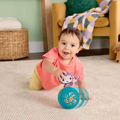 Fisher Price Emekleme Arkadaşı Müzikli Mor Maymun JLB95