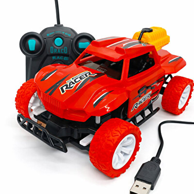 Uzaktan Kumandalı Full Fonksiyon Şarjlı Duman Atan Jeep Araba