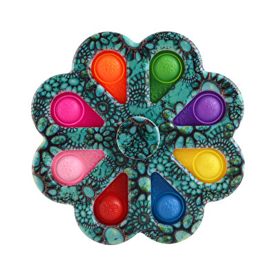 Pop It 8 Parmak Stres Çarkı