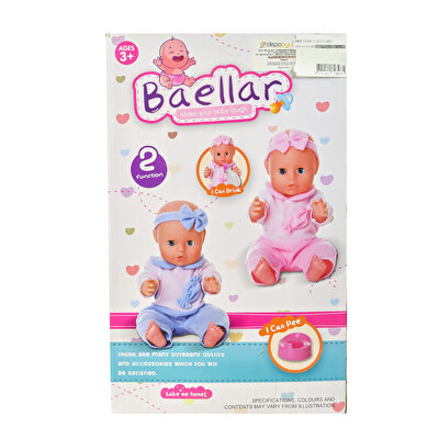 Biberonlu Bebeğim Pembe