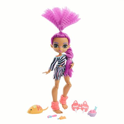 Cave Club Pijama Partisi Oyun Setleri Mor Saclı Bebek GTH02