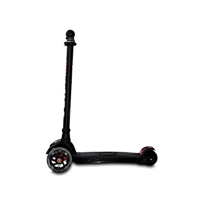 Voit 3 Tekerlekli Işıklı Siyah Scooter