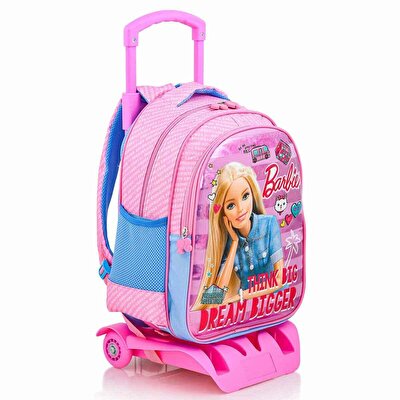 Barbie Çekçekli İlkokul Çantası Dreamhouse Jean