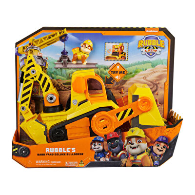 Paw Patrol Rubble and Crew Bark Yard Deluxe Buldozer İnşaat Kamyonu