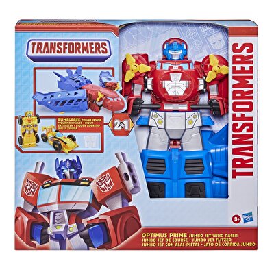 Transformers Rescue Bots Optimus Prime Jumbo Jet Yarışçısı F0849