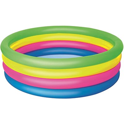Bestway Çocuk Havuzu Neon Renkli 4 Bölmeli 157x46 cm.