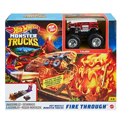 Hot Wheels Monster Trucks Aksiyona Başlangıç Oyun Seti Fire Through GYL12