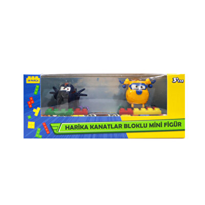 Harika Kanatlar Bloklu Mini Figür Donnie ve Ajan Chase 2'li Set