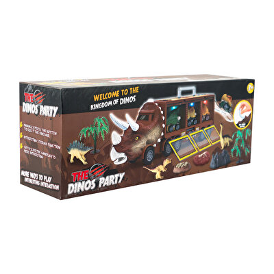 Işık Ve Müzik Dinozor Depolama Arabası Dinos Partisi 6812