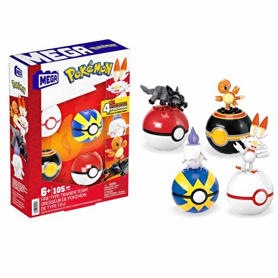 MEGA Pokemon Ateş Pokemonu Eğitmenleri HTJ06