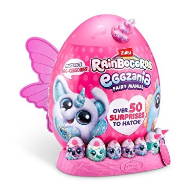 Rainbocorns Eggzania Fairy Peluş Sürpriz Paket Pembe Kanat 92106