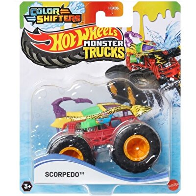 Hot Wheels Monster Trucks Renk Değiştiren Araçlar Scorpedo JDV88