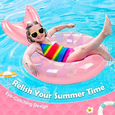 Bestway Kuyruklu Balık Simit Pembe