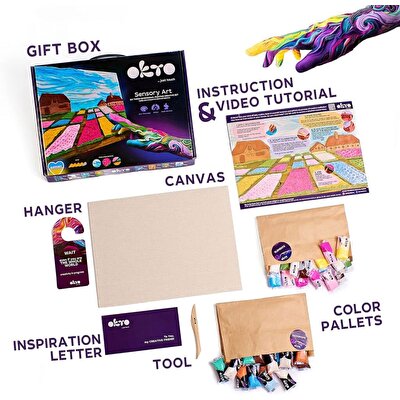 OKTO Flower Beds in Holland 3D Duyusal Sanat Seti