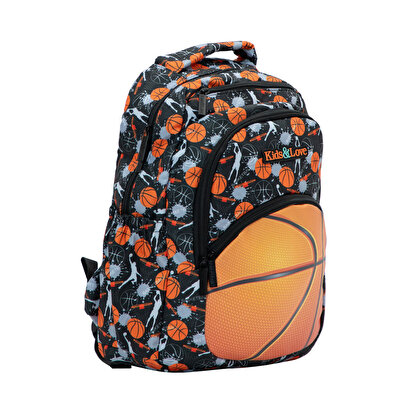 Kaukko Kids Love Basket Desenli Sırt Çantası L5134