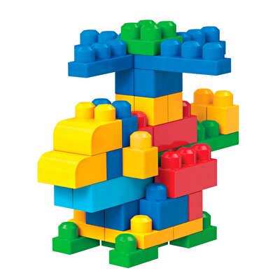 Mega Bloks First Builders 80'li Blok Torbaları Mavi DCH63