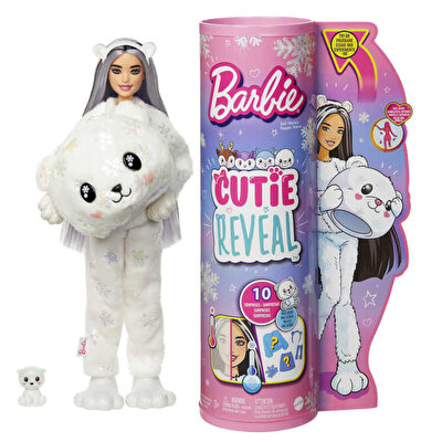 Barbie Cutie Reveal Bebekler 3. Seri Kutup Ayısı HJL64