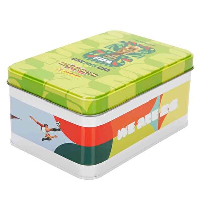 FIFA World Cup 2026 Adrenalyn XL Trading Card Metal Kutu Yeşil