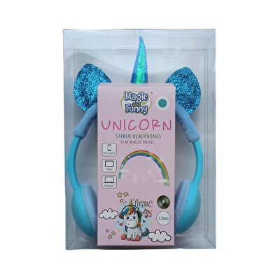 Unicorn Mikrofonlu Kulaklık Turkuaz