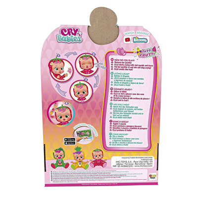 Cry Babies Ağlayan Bebekler Tutti Frutti W1 Çilek Ella
