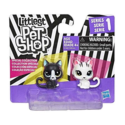 Littlest Pet Shop Miniş Siyah Beyaz Koleksiyonu İyi Dostlar