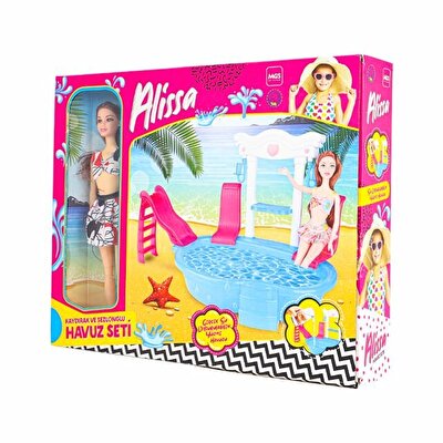Alissa Havuz Seti Siyah Mayolu