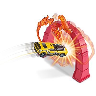 Hot Wheels Akrobasi Atlayışı Yarış Seti Ateş Çemberi FTH81