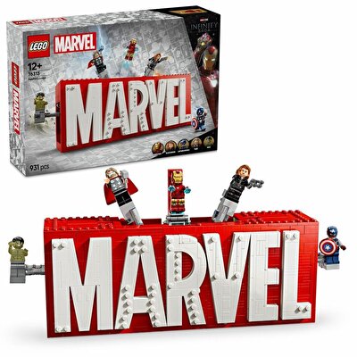 LEGO MARVEL Logosu ve Mini Figürleri 76313