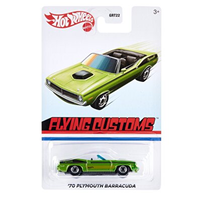 Hot Wheels Temalı Retro Arabalar 70' Plymouth Barracuda GRT34