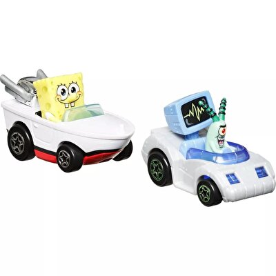 Hot Wheels RacerVerse İkili Arabalar Plankton & Spongebob Squarep