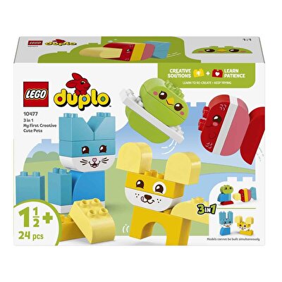 LEGO DUPLO İlk 3'ü 1 Arada Yaratıcı Sevimli Hayvanlar 10477