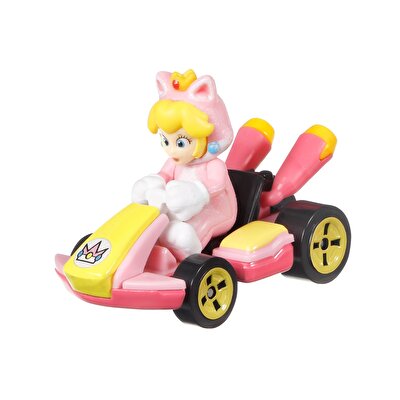 Hot Wheels Mario Kart Karakter Araçlar Cat Peach GRN13