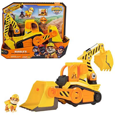 Paw Patrol Rubble and Crew Bark Yard Deluxe Buldozer İnşaat Kamyonu