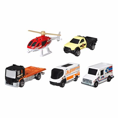Matchbox Beşli Araba Seti City Adventure II GVY43