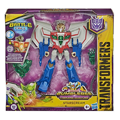Transformers Cybervers Battle Call Figür Starscream E8377