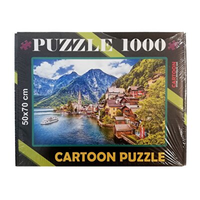 Cartoon Puzzle 1000 Parça Avusturya Hallstat
