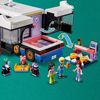 LEGO Friends Pop Star Müzik Turne Otobüsü 42619