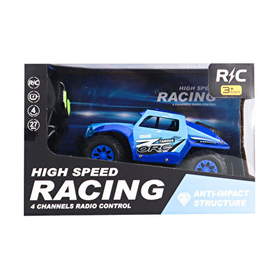 High Speed Racing Uzaktan Kumandalı  Mavi Araba 27 Mhz