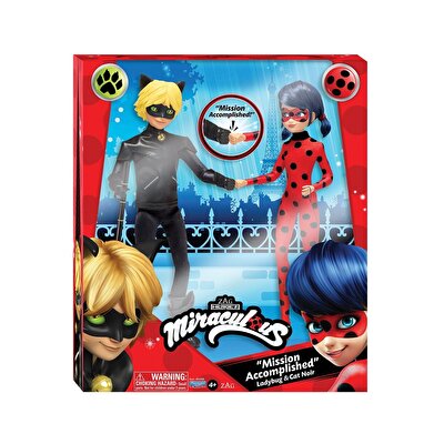 Miraculous Ladybug ve Cat Noir 2'li Paket 26 cm.